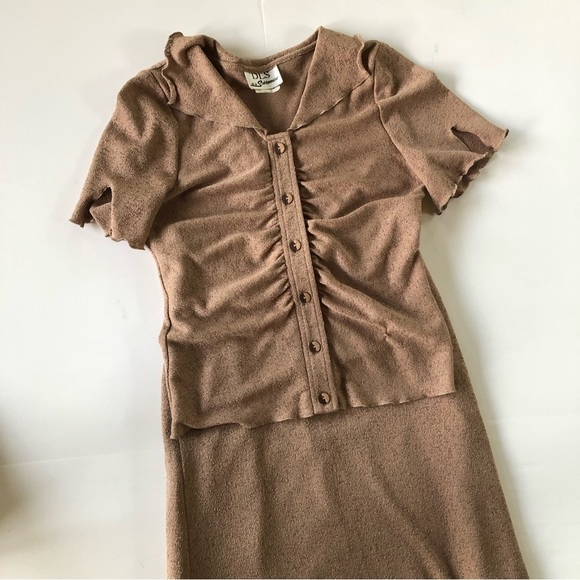 de la salonniere Dresses & Skirts - Vintage DLS de‎ la Salonniere Skirt and Top Women's Size 8 Knit Modest